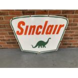 Large Enamel Sinclair Sign