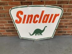 Large Enamel Sinclair Sign