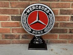 Cast Aluminium Mercedes Display Stand