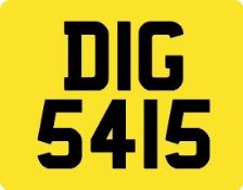 DIG 5415 Registration Number