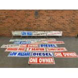 Twenty Dealer Advertising Boards Of Sale