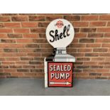 Enamel Flanged Shell Sealed Pump Sign