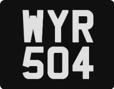 WYR 504 Registration Number
