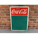 Tin Coca Cola Advertising Board