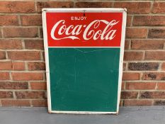 Tin Coca Cola Advertising Board