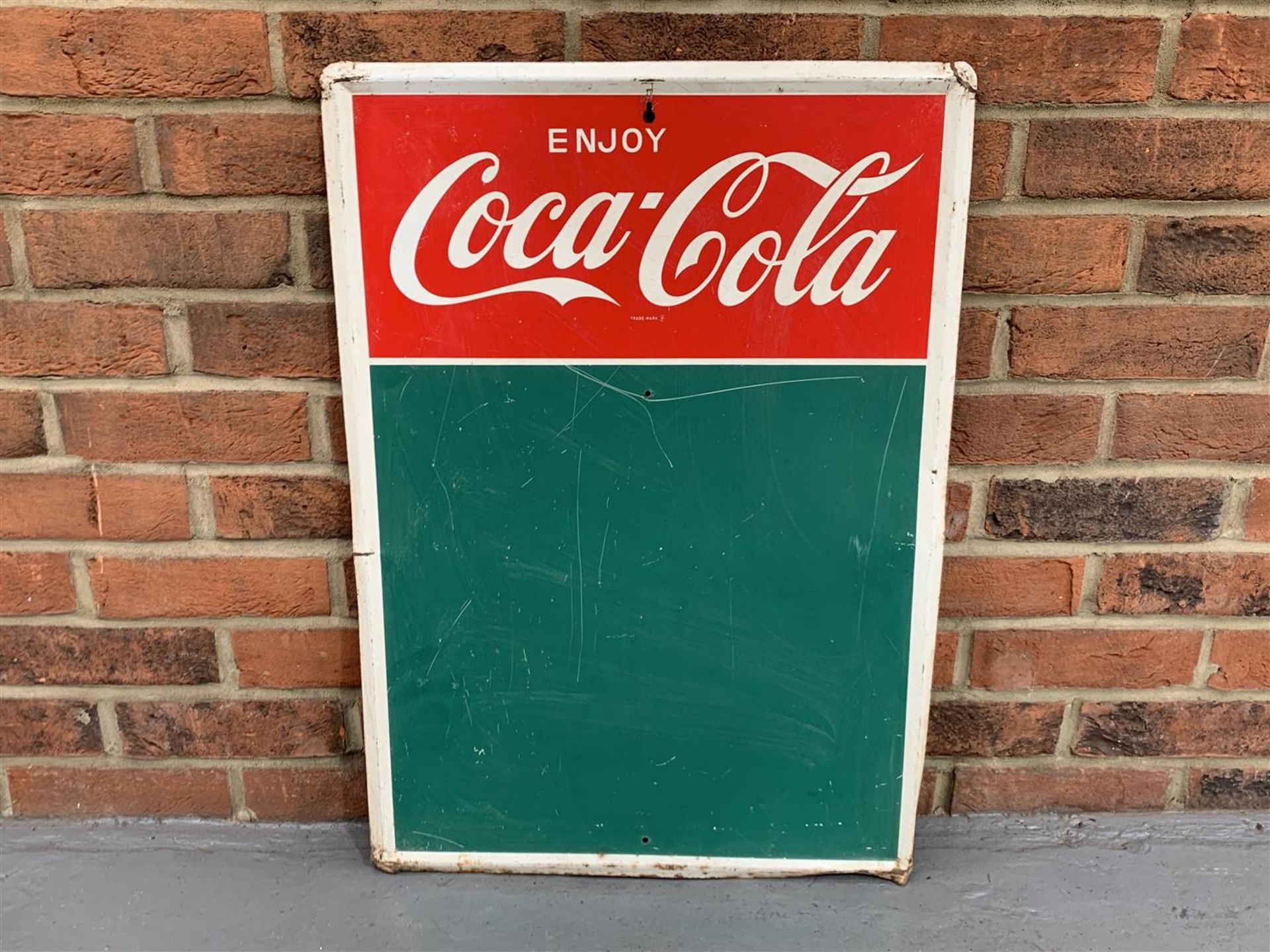 Tin Coca Cola Advertising Board