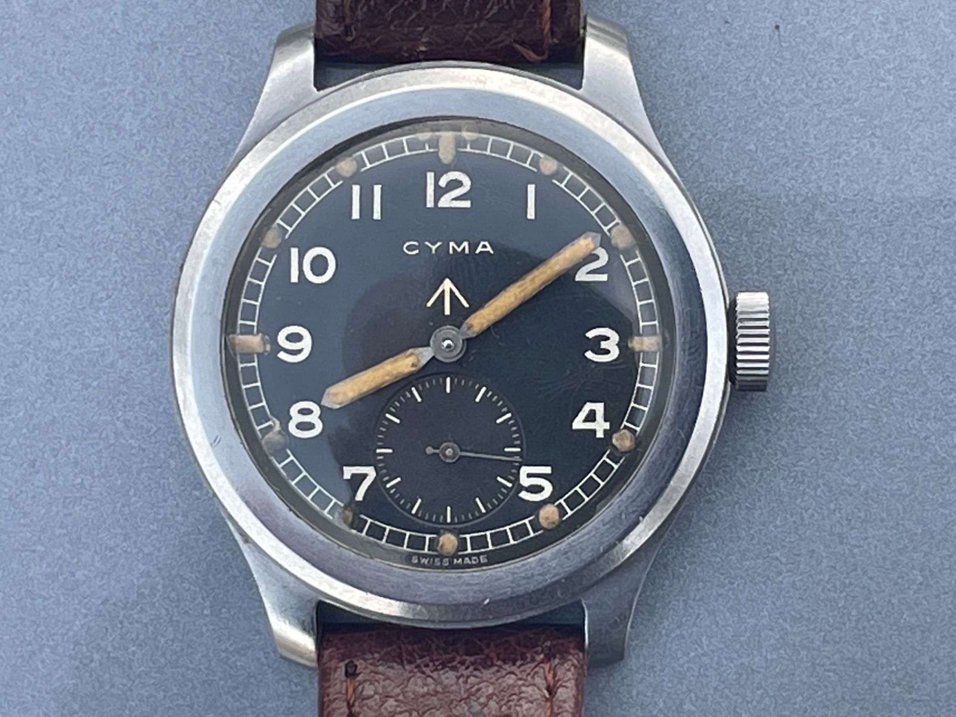 CYMA WWII BRITISH Gents Military Dirty Dozen" Watch"