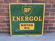 Aluminium BP Energol Motor Oil Sign