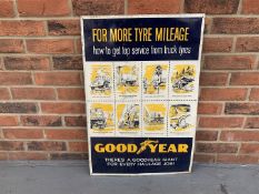 Tin Goodyear Haulage Sign