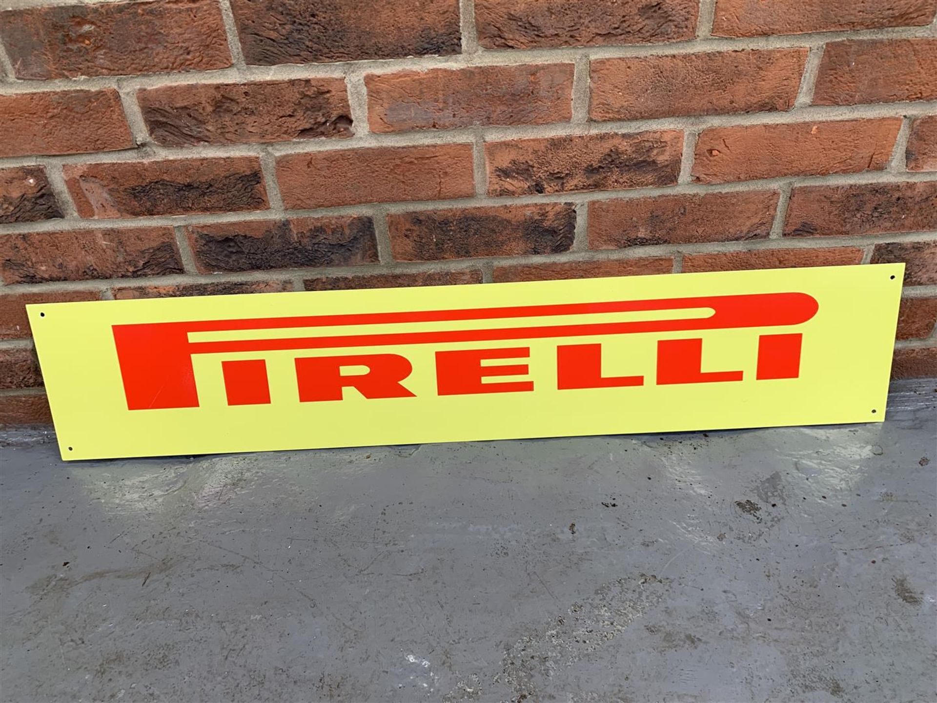 Metal Dunlop & Pirelli Sign - Image 2 of 3
