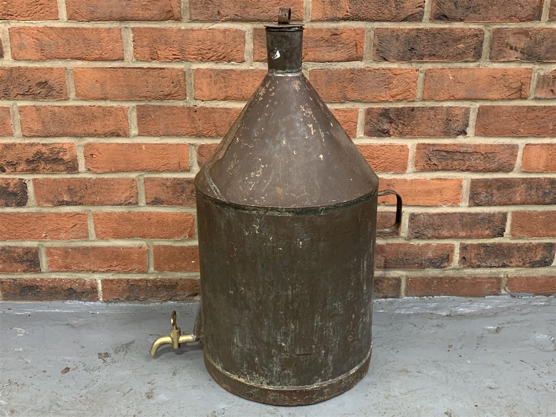 Vintage French Petrol Can With Brass Tap - Image 2 of 2