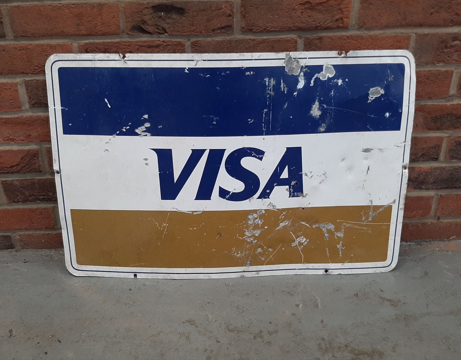 Aluminium Visa Sign