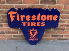 Enamel Firestone Tires Sign