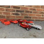 Six Die Cast Models