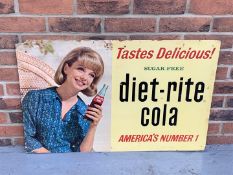 1950's American Dietrite Cardboard Advertising Sign