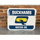 Metal Duckhams Motor Oil Sign