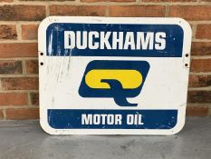 Metal Duckhams Motor Oil Sign