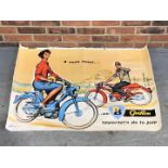 Unframed 1960's French Griffon Mopeds Poster