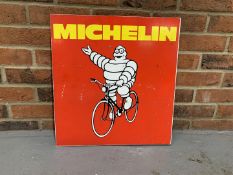 Aluminium Flanged Michelin Cycles Sign