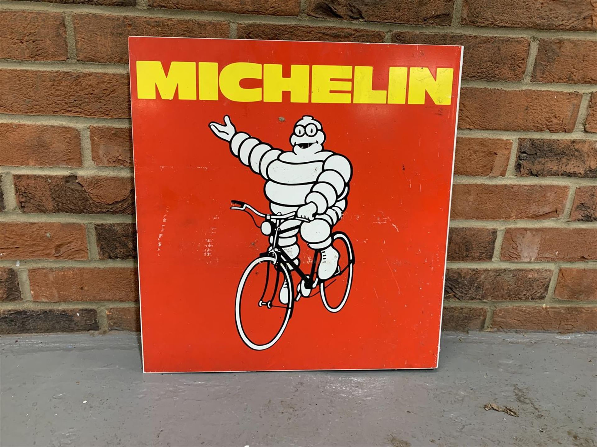 Aluminium Flanged Michelin Cycles Sign