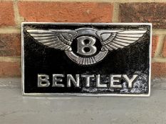 Cast Aluminium Bentley Sign