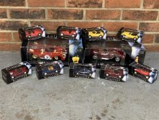 Eleven Boxed Ferrari Classico Die cast Models