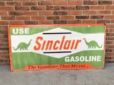 Large Enamel Sinclair Gasoline Sign