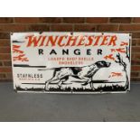 Large Enamel Winchester Ranger Sign