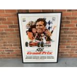 Original Framed Grand Prix" Poster"