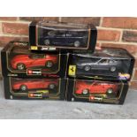 Five Boxed Die Cast Model Cars