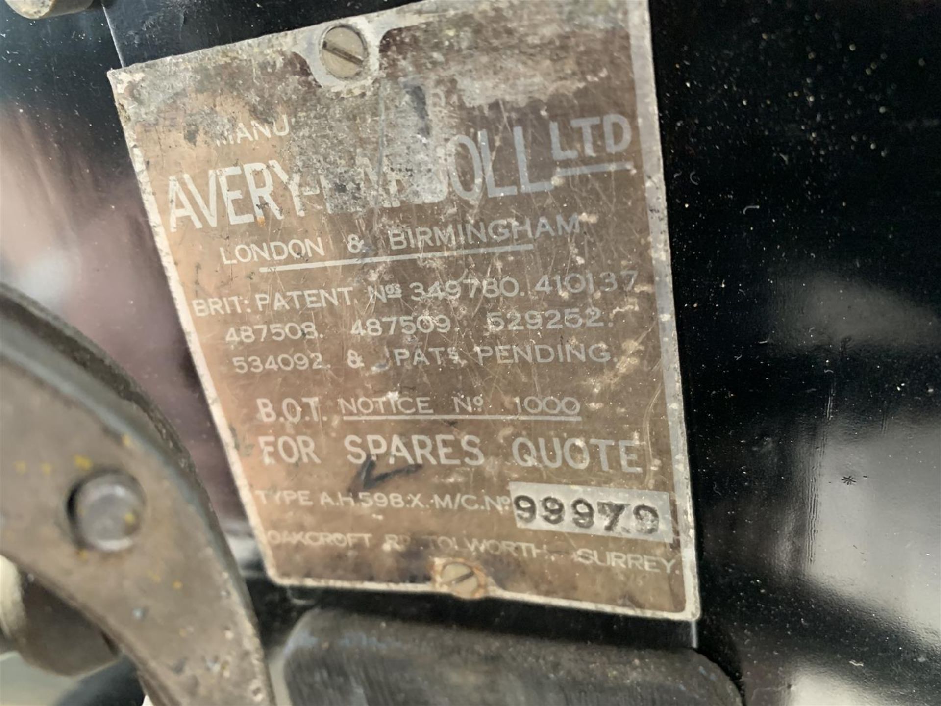 Vintage Avery-Hardoll Electric Petrol Pump - Image 6 of 8