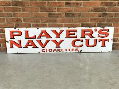 Enamel Players Navy Cut Cigarettes Sign