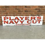 Enamel Players Navy Cut Cigarettes Sign