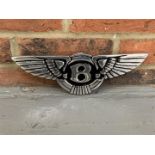 Cast Aluminium Bentley Emblem Sign