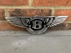 Cast Aluminium Bentley Emblem Sign