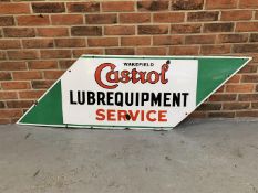 Rare Original Castrol Wakefield Lubrequipment Service Sign