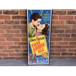 Framed Tyrone Power & Joan Fontaine A Great Great Love" Film Poster 1942"