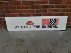 Metal Uni Royal The Rain Tyre Sign""