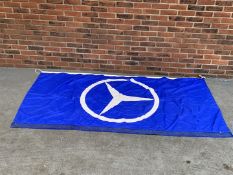 Large Mercedes Dealership Flag