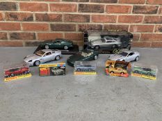 Nine Aston Martin Die Cast Models