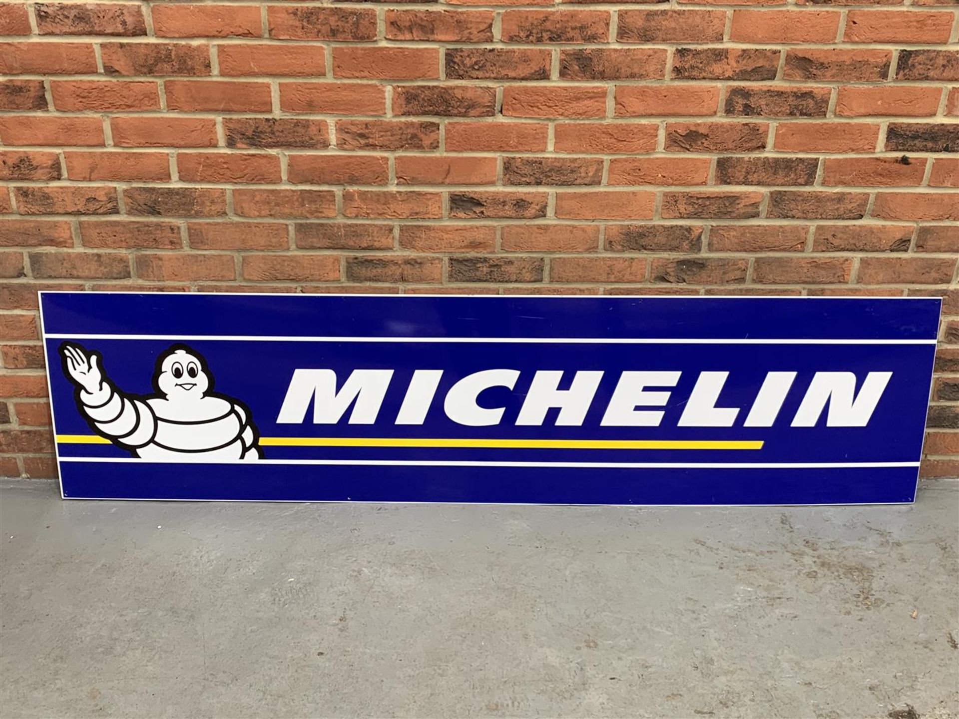 Metal Michelin Waving Man Sign