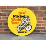 Circular Michelin On Board New World Cycle Tour Sign