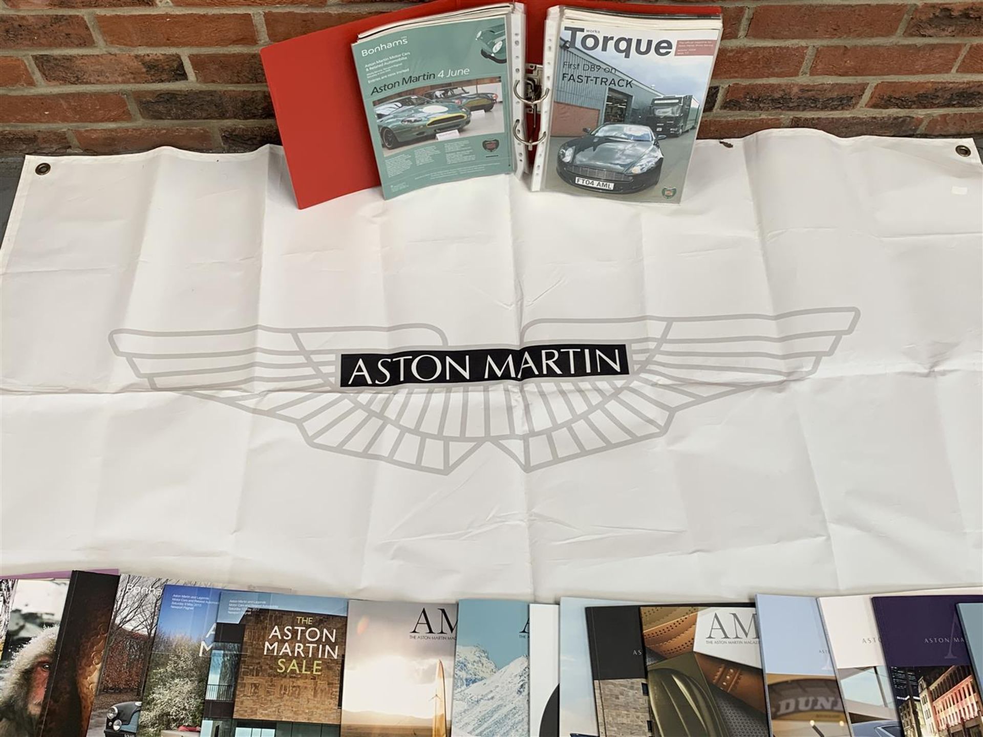 Mixed Lot Containing Aston Martin Magazines & Flag - Image 4 of 5