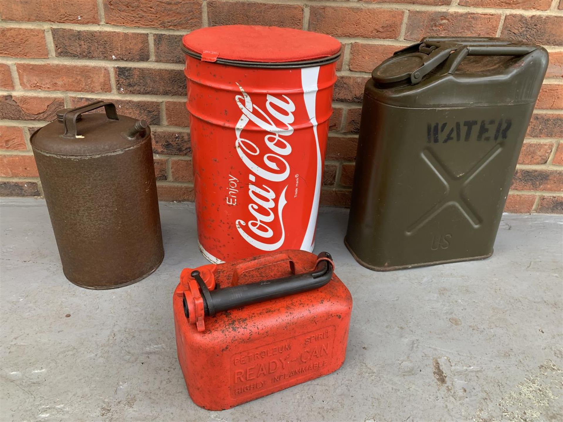 Mixed Lot Of Oil Cans