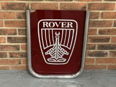 Perspex & Chrome Mounted Rover Dealership Sign