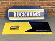 Two Duckhams Advertising Signs