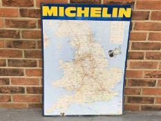 Tin Michelin Map Sign