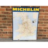 Tin Michelin Map Sign