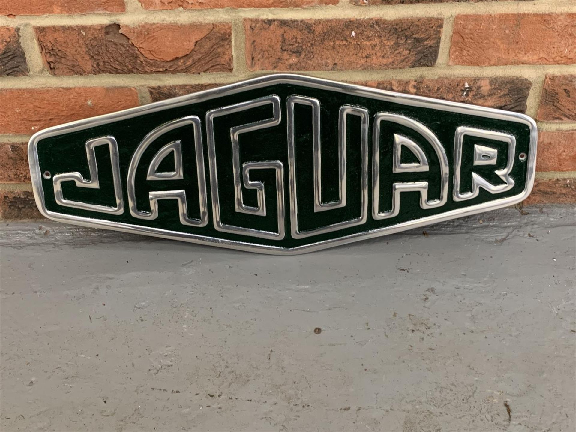Cast Aluminium Jaguar Sign