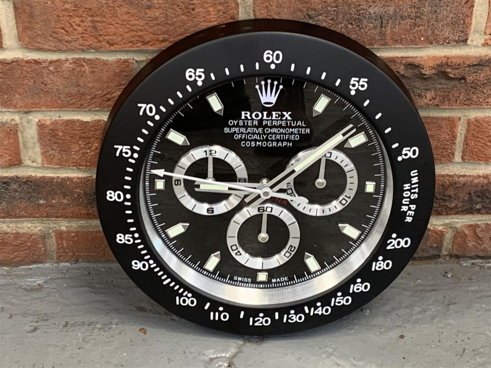 Modern Rolex Cosmograph Wall clock